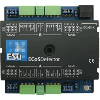 Vláček a vláčkodráha ECoSDetector Rückmeldemodul, 16 Dig. Eingänge, davon 4 RailCom Rückmelder. Für 2-Leiter- oder 3-Leiterbetrieb, Optok - expresní doprava