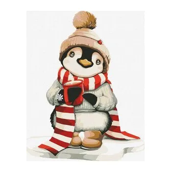 Set školních potřeb Malowanie po numerach - Ulubiona zima 30x30cm (pl, 2000, Ideyka)