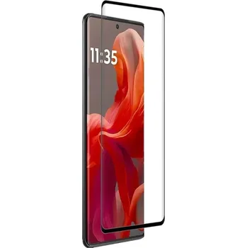 Picasee 3D ochranné tvrzené sklo s rámečkem pro Motorola Moto G85 - černé