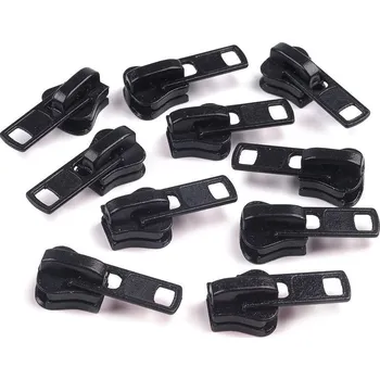 Zip Jezdec ke kostěným zipům No 8 - (332) černá (50 ks)