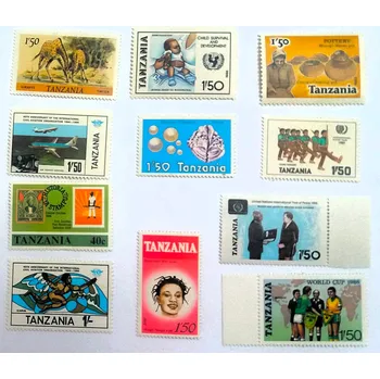 Sběratelství Sestava známek Tanzania - čisté