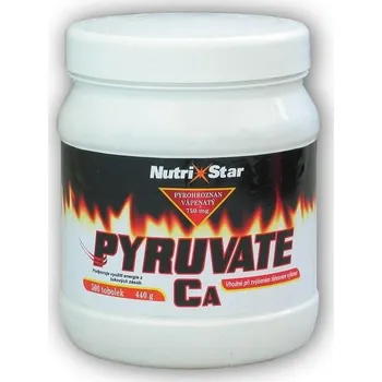 Spalovač tuku Nutristar Pyruvate Ca 500 kapslí + DÁREK