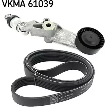 Rozvod motoru SKF Sada drážkových klínových řemenů SK VKMA61039