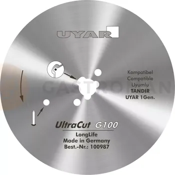 Kuchyňský nůž Hladká čepel 100 mm pro elektrické nože na kebab Uyar a Tandir | UYAR, UltraCut 2. Gen.