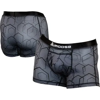 Boxerky Moose STELLAR BOXER MEN Barva: Šedá, Velikost: XL
