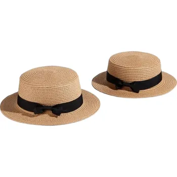 Klobouk Amparo Miranda® Slamák 558TH krémový tmavý, Velikost dětský 50-54 cm