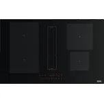 Odsavač par s indukční deskou Franke Maris 2Gether Minimal Black FMA 8381R HI Černé sklo, pro recirkulaci 340.0705.337