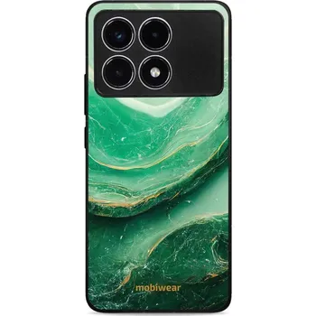 Pouzdro na mobilní telefon Lesklý kryt Mobiwear Glossy - Xiaomi Poco F6 Pro 5G - G023G - Zelený mramor (Prémiové lesklé pouzdro, obal, kryt Mobiwear Glossy na mobil Xiaomi Poco F6 Pro 5G - G023G - Zelený mramor, materiál Plast + TPU silikon - krytí po všech stranách, neošoupatelný)