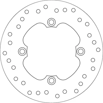 Brzda pro motocykl brzdový kotouč, NEWFREN HONDA SH 125 2001-2008