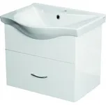 Skříňka VIKY 55 s umyvadlem 51,3x34x43,7 cm závěsná bílá OLNVIKI355+OLKE7055