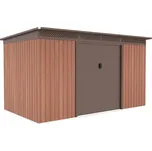 Zahradní domek G21 GRAH 700 - 340 x 206 cm, hnědý