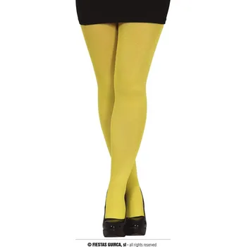 Karnevalový doplněk Guirca Fiestas Španělsko Punčocháče žluté dospělácké