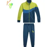 Chlapecká tepláková souprava Kugo MS1626, petrolejová