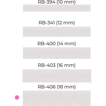 Těhotenská móda Ramínka k podprsence Julimex 18mm RB 406,407 Černá 18 mm