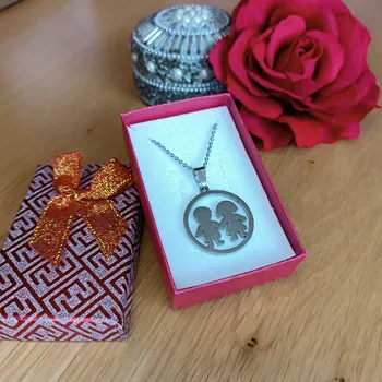 Náhrdelník B-TOP Nerezový náhrdelník Sourozenci