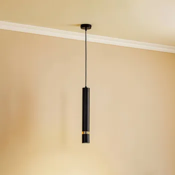 Luminex Závěsné světlo Rondo černé/zlaté, jednoplamenné černá, zlatá 1 x 8 W LED - Doprava zdarma