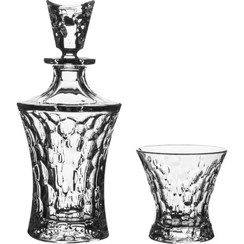 Sklenice Crystal Bohemia Set na whisky Molecules 6+1, 280 ml