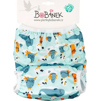 Kojenecké plavky Bobánek Rostoucí plavky pro miminka velké - Racek a tuleň