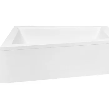 Vana Vana INTIMA 160x90x41,5 cm asymetrická levá bez nožiček bílá VANINTI16L