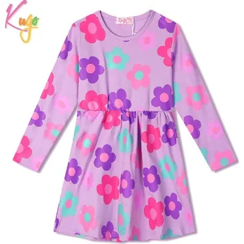 Dívčí šaty Dívčí šaty dl.r. Kugo HC9359, fialové