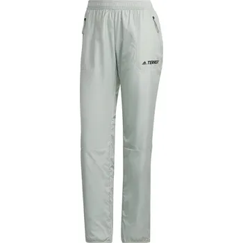 dámské kalhoty ADIDAS - LINEN GREEN - 2XL (adidas Terrex Multi Primegreen Windfleece Joggers Womens)