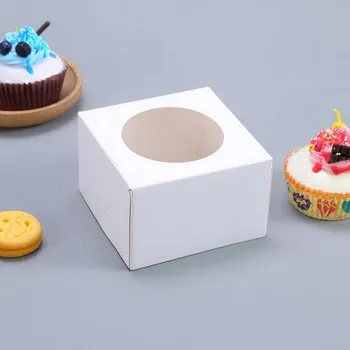 Dárková krabička Krabička na cupcaky 100ks bílé - Cakesicq