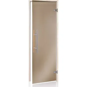 Dveře do sauny "A" Light Premium 7x20 Bronze 690x1990 mm Olše