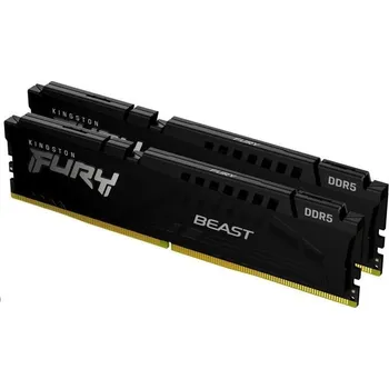 Operační paměť KINGSTON DIMM DDR5 32GB (Kit of 2) 5600MT/s CL36 FURY Beast Černá EXPO