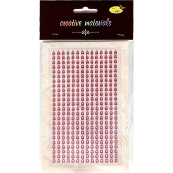 Set školních potřeb Stiker z kryształkami 4mm 336szt różowy