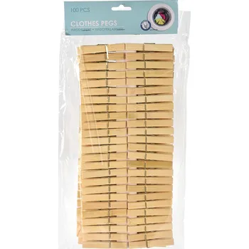 Koš na prádlo Mat Kolíčky na prádlo bambus (100ks)