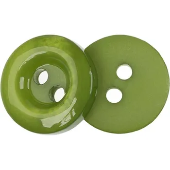 Knoflík Bellatex Knoflík sada 6 ks prům. 10 mm světle zelená