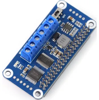 RC náhradní díl Dvoukanálový ovladač stejnosměrného motoru, rozhraní I2C - HAT pro Raspberry Pi - Waveshare 15364