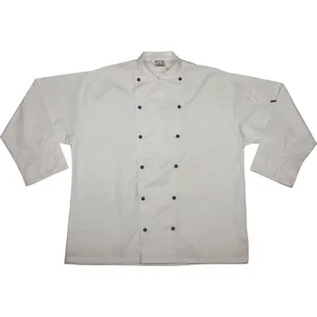 Gastro oděv ARMÁDNÍ ORIGINÁL UK VELKÁ BRITÁNIE Šéfkuchařská bunda bílý rondon dlouhý rukáv polybavlna Velká Británie originál Velikost: Medium