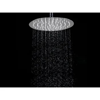 Sprchová hlavice Sprcha SLIM UNI R hlavová Ø 30 cm kulatá grafitová BADPUOGR