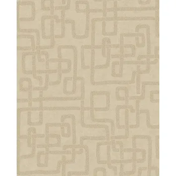 Tapeta Eijffinger Vliesová tapeta na zeď, béžová, imitace látky, 340230, Solange, Eijffinger, velikost 10 x 0,52 m