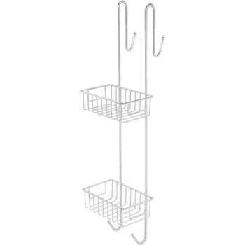 Drátěná police Polička dvoupatrová drátěná nerez, KD02081423