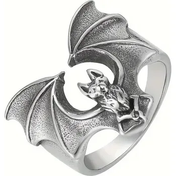Prsten Prsten s netopýrem ocelový