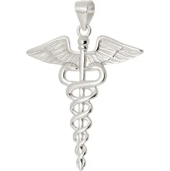 Šperk Stříbrný přívěšek lékařský symbol STRZ1142F