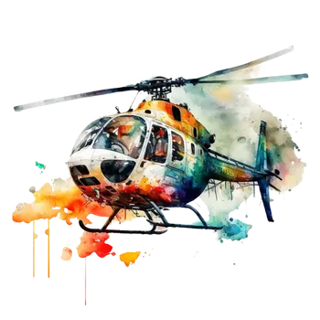 Nášivka NAŽEHLOVAČKA - Vrtulník