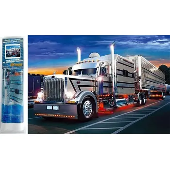 Diamantové malování Norimpex Stříbrný kamion 30 × 40 cm