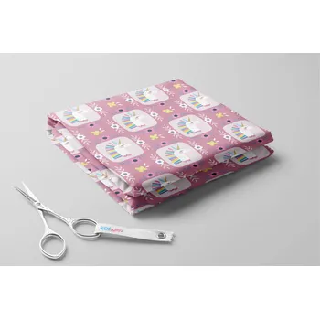 Fleece antipiling, Hlava jednorožce Barva: Starorůžová