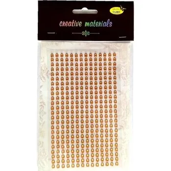 Set školních potřeb Stiker z kryształkami 4mm 336szt złoty