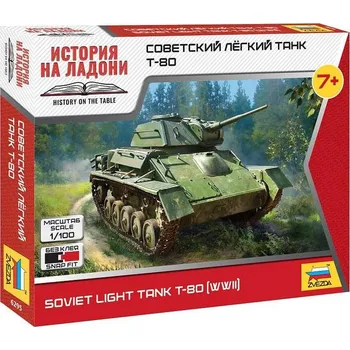 Plastikový model Zvezda Zvezda T-80 (WWII) (1:100)