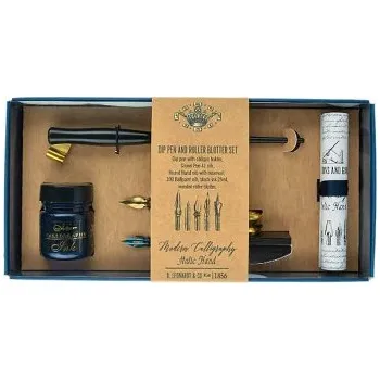 Kaligrafická sada Manuscript 3 perka, sušidlo a inkoust (Kaligrafická sada Manuscript 3 perka, sušidlo a inkoust)