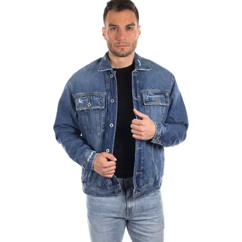 Pepe Jeans Pánská bunda YOUNG BANDANA Barva: denim (odpovídá obrázku), Velikost: M