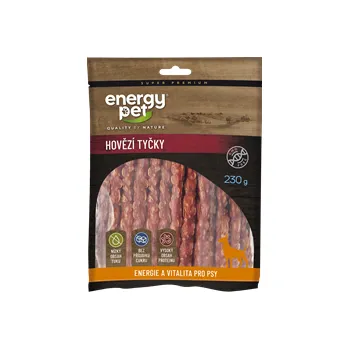 Pamlsek pro psa Energy Pet hovězí tyčky pěnové 230g
