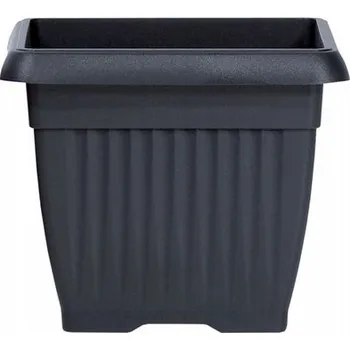 Květináč Plast Květináč černý, Botle 30 cm x 30 x 25 cm