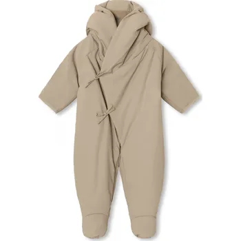 Kojenecké oblečení MINI A TURE Zimní overal do kočárku MATFIANNA "Savannah Tan" VELIKOST: 74/9 měsíců