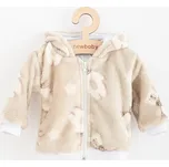 Kojenecká Wellsoft zimní mikinka s kapucí New Baby Polar Bear Hnědá 80 (9-12m)