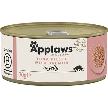 Krmivo pro kočku Applaws konzerva Cat Jelly Tuňák s lososem 70g